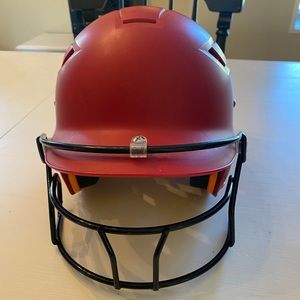 Fastpitch helmet